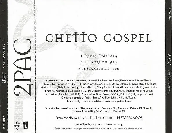 2Pac – Ghetto Gospel