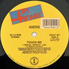 49ers – Touch Me (Sexual Version) (Vinyl, 12")