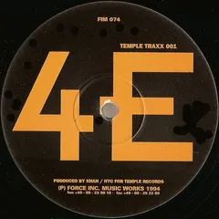 4E – Temple Traxx (Vinyl, 12")