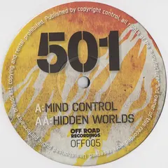 501 (3) – Mind Control / Hidden Worlds (Vinyl, 12")