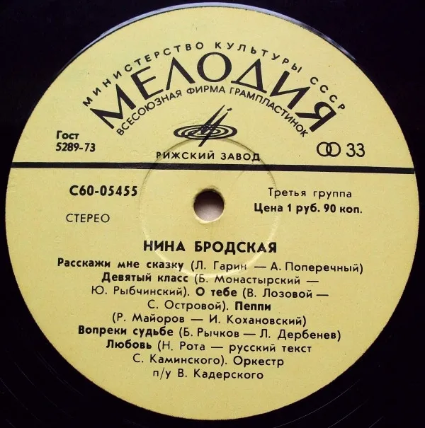 Нина Бродская – Нина Бродская