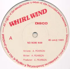 A. Pearson (2) – No More War (Vinyl, 12")