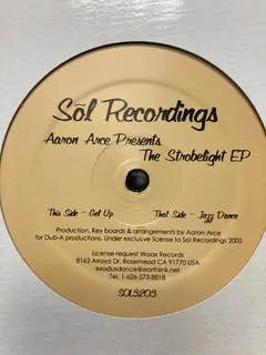 Aaron Arce – Strobelight EP (Vinyl, 12")