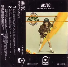AC/DC – High Voltage (Cassette, Album)