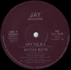 Active Boys – Hey Yo D.J. (Vinyl, 12")