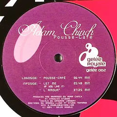 Adam Chinch – Pousse-Café (Vinyl, 12")