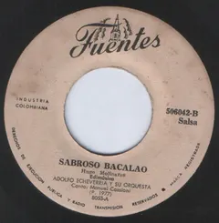Adolfo Echeverria Y Su Orquesta – Noches De Cumbia / Sabroso Bacalao (Vinyl, 7")