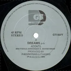 Adonte GTI Records – Dreams (Vinyl, 12")