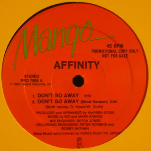 Affinity (2) – Don't Go Away