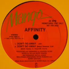 Affinity (2) – Don't Go Away (Vinyl, 12")