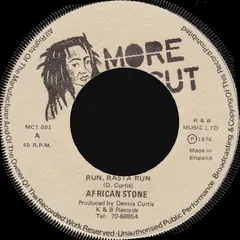 African Stone More Cut Records – Run, Rasta Run (Vinyl, 7")