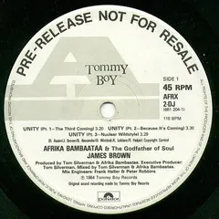 Afrika Bambaataa & James Brown – Unity (Vinyl, 12")