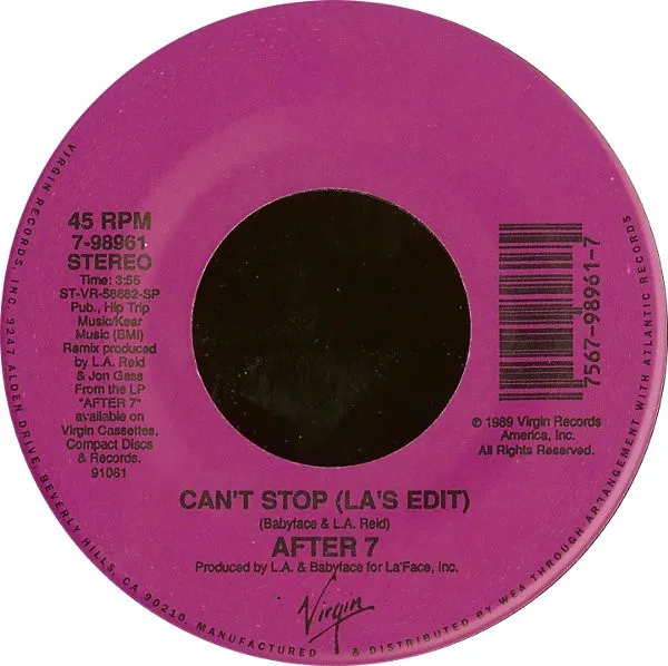 After 7 – Can't Stop