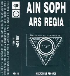 Ain Soph – Ars Regia (Cassette, Album)
