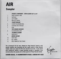 AIR – Sampler (CD, Promo)
