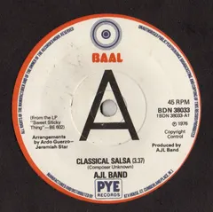 AJL Band – Classical Salsa (Vinyl, 7")