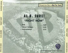 Al B. Sure! – Right Now (CD, Single)