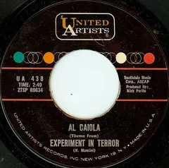 Al Caiola – (Theme From) Experiment In Terror / Sergeant's Three March (Vinyl, 7")