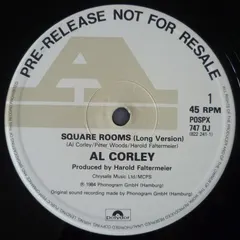 Al Corley – Square Rooms (Long Version) (Vinyl, 12")