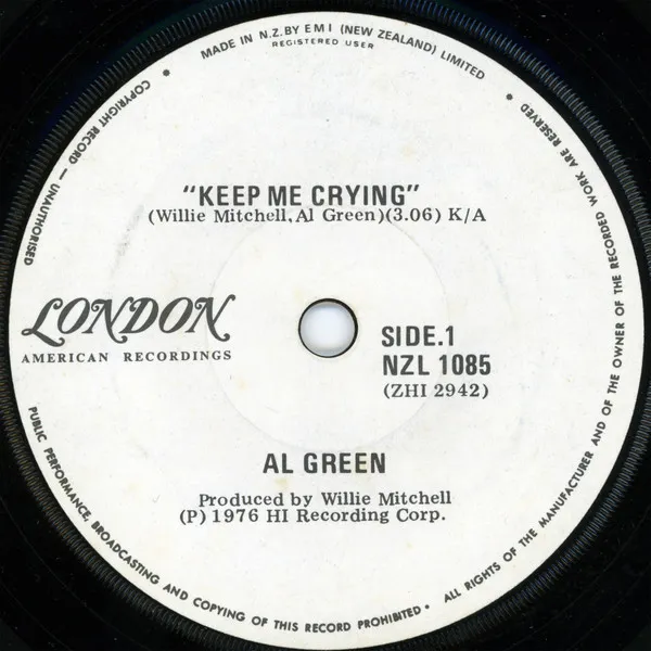 Al Green – Keep Me Crying