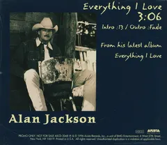 Alan Jackson (2) – Everything I Love (CD, HDCD)