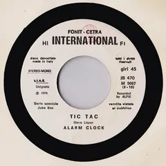 Alarm Clock Fonit Cetra International – Tic Tac (Vinyl, 7")