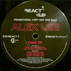 Alex Lee – Take It! (Vinyl, 12")