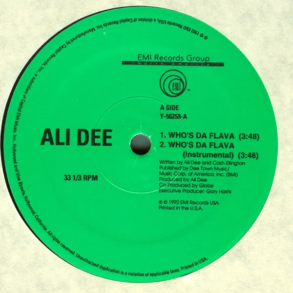 Ali Dee – Who's Da Flava