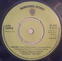 Alice Cooper – Elected (Vinyl, 7")