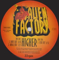 Alien Factory – Higher (Vinyl, 12")