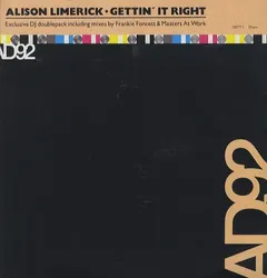 Alison Limerick AD92 – Gettin' It Right (Vinyl, 12")