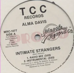 Alma Davis – Intimate Strangers (Vinyl, 12")