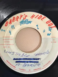 Alphanso Baker – Unstable World (Vinyl, 7")