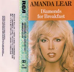 Amanda Lear – Diamonds For Breakfast (Cassette, Album)