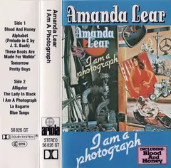 Amanda Lear – I Am A Photograph (Cassette, Album)