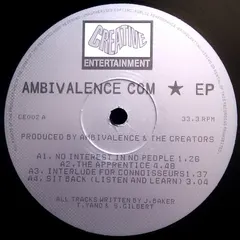 Ambivalence – Ambivalence Com ★ EP (Vinyl, 12")