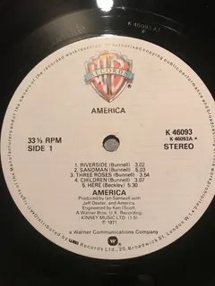 America (2) Warner Bros. Records – America (Vinyl, LP)