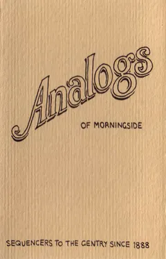 Analogs (2) – Of Morningside (Cassette)