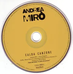 Andrea Mirò – Calda Canzone (CD, Single)