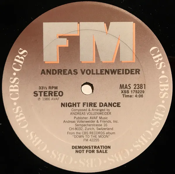Andreas Vollenweider – Night Fire Dance