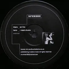 Android – On Fire / I Need Drums (Vinyl, 12")