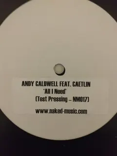 Andy Caldwell – All I Need (Vinyl, 12")