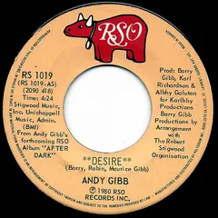 Andy Gibb – Desire (Vinyl, 7")