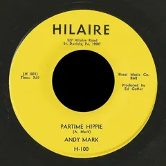 Andy Mark (2) – Partime Hippie (Vinyl, 7")