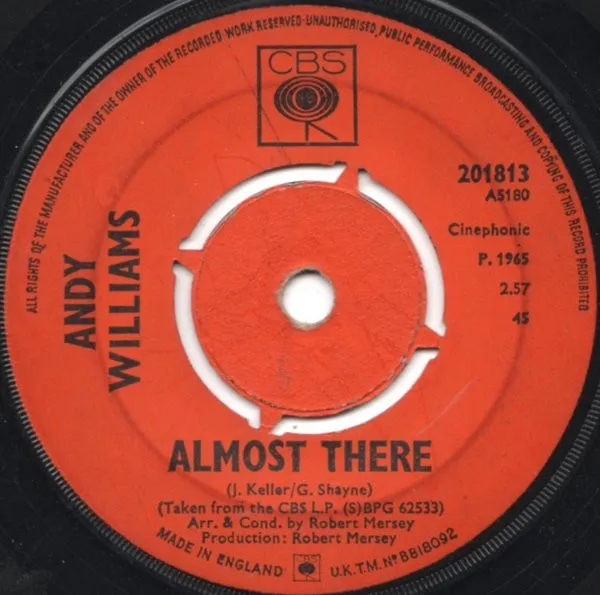 Andy Williams – Almost There