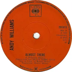 Andy Williams CBS – Almost There (Vinyl, 7")