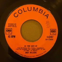 Andy Williams – As Time Goes By / Moon River (Vinyl, 7")
