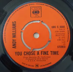 Andy Williams – You Chose A Fine Time (Vinyl, 7")