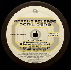 Angel's Reverse* – Don't Care (Vinyl, 12")