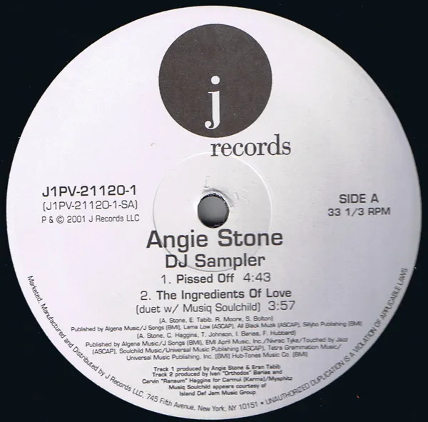 Angie Stone – DJ Sampler